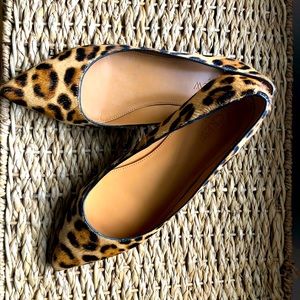 J Crew Leopard Flats